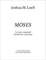 Moses SATB choral sheet music cover